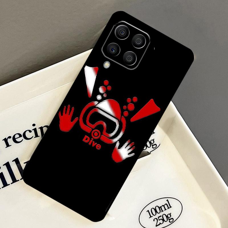 Diver Down Scuba Case For Samsung Galaxy M33 M53 M13 M15 M35 M55 M32 M16 M36 M56 M54 M20 M52 M34 M14 M11 M31