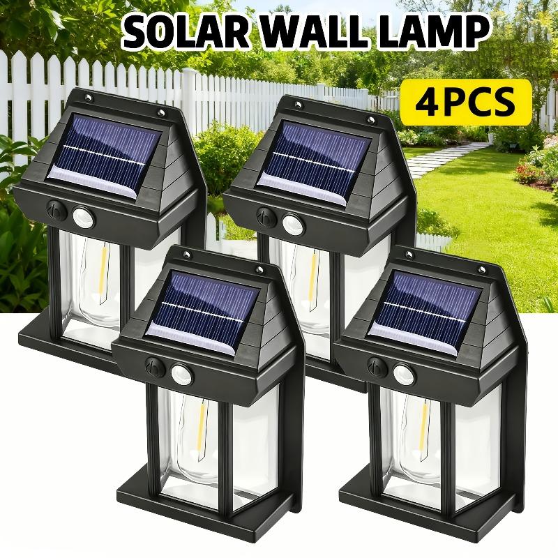 Solar Motion Sensor Outdoor Light, LED Street Light, Semi Embedded Installation, Suitable for Steps, Courtyards, Porches, Front Doors, Sidewalks