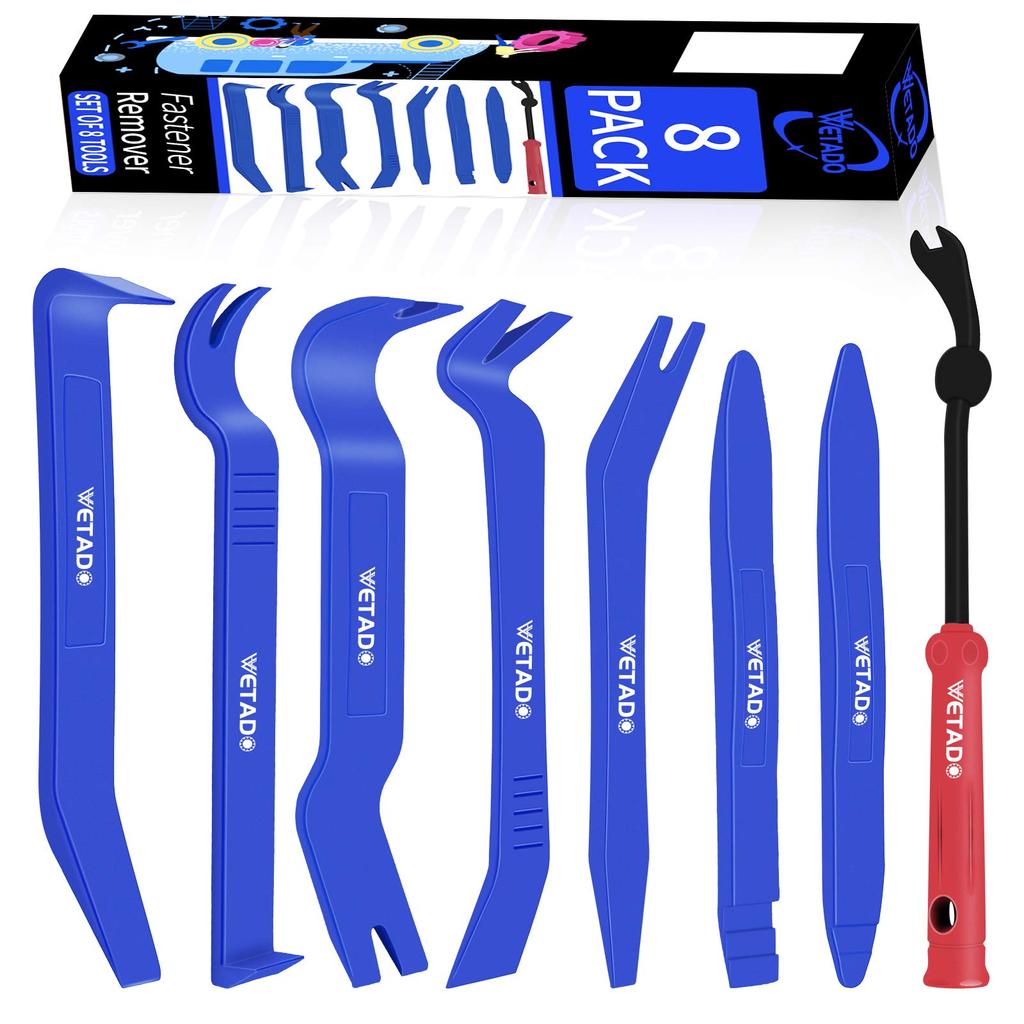 Wetado Interior Peel Off Interior Peel Off Set, Panel Removal, Clip Clamp Tool, Peel