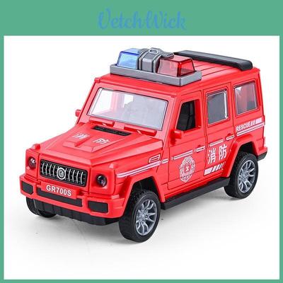 Fire And Special Police Off Road Vehicle Model Children Toy With Openable Door For Children Sensory