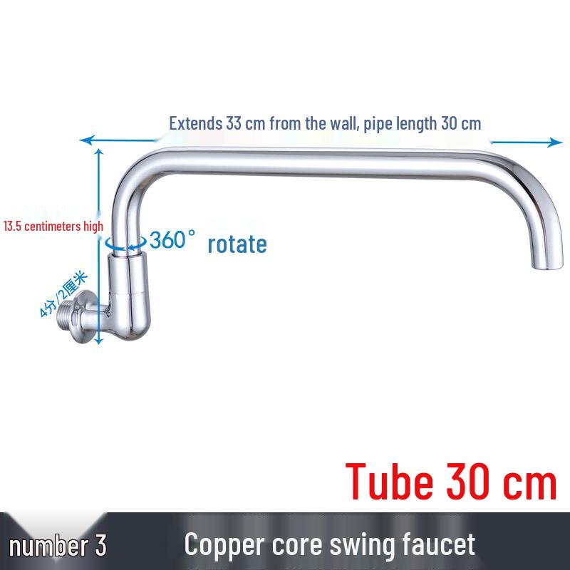 LINDONG Commercial Kitchen Swivel Faucet