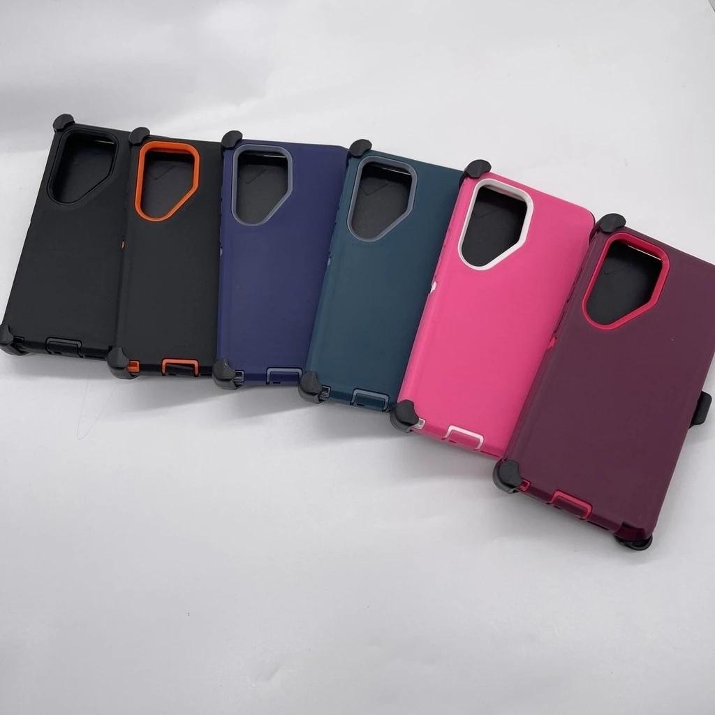 3IN1 Rugged Defender Series Hülle für Samsung Galaxy S26Ultra Pro Edge S25 Plus S24 S23 Ott BOX Gürtelclip Sturzsicher Schutzhülle