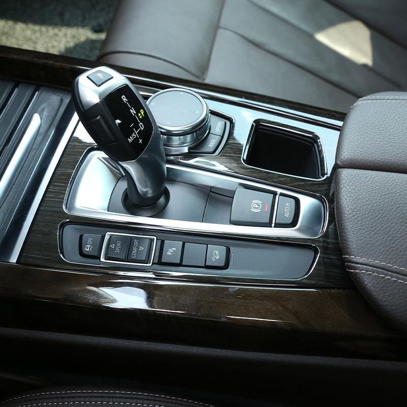 ABS Center Console Gear Shift Frame Decoration Cover Trim For BMW X5 X6 F15 F16 2014-2017 LHD Car Styling Interior Accessories