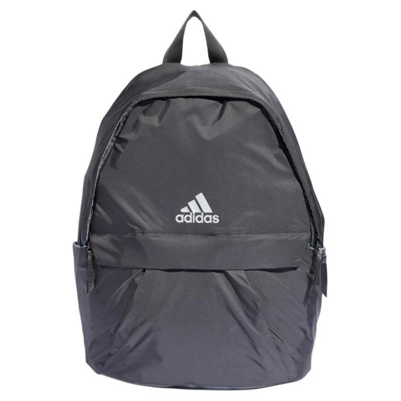 

Adidas Recycled Nylon Plain Weave Fabric Backpack Regular Men s Gray Adidas HY0756 серый