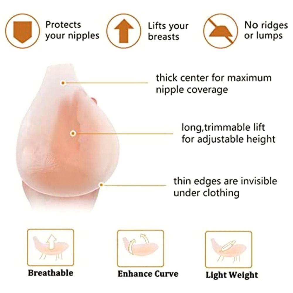 Reggiseno Imbottito Copri Capezzoli Sexy Autoadesivo per Donne Adesivi per Seno Senza Spalline Petali per Seno Sollevamento del Seno Reggiseno Nudo