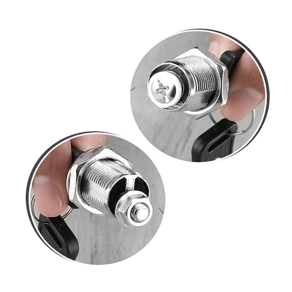 Cabinet Tumbler Cam Lock Zinc Alloy for Mailbox Toolbox Important Files Drawers RV Camper