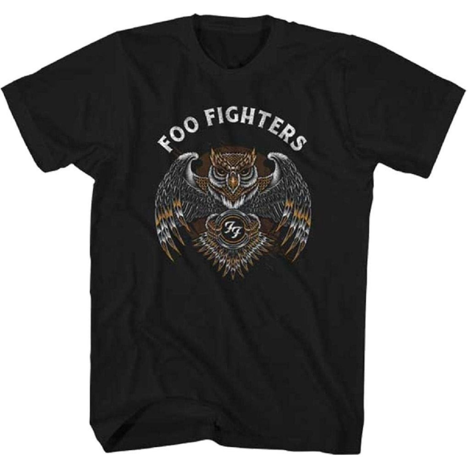Old Glory mens Foo Fighters Owl Mens Soft T-shirt XXXXXL разноцветный