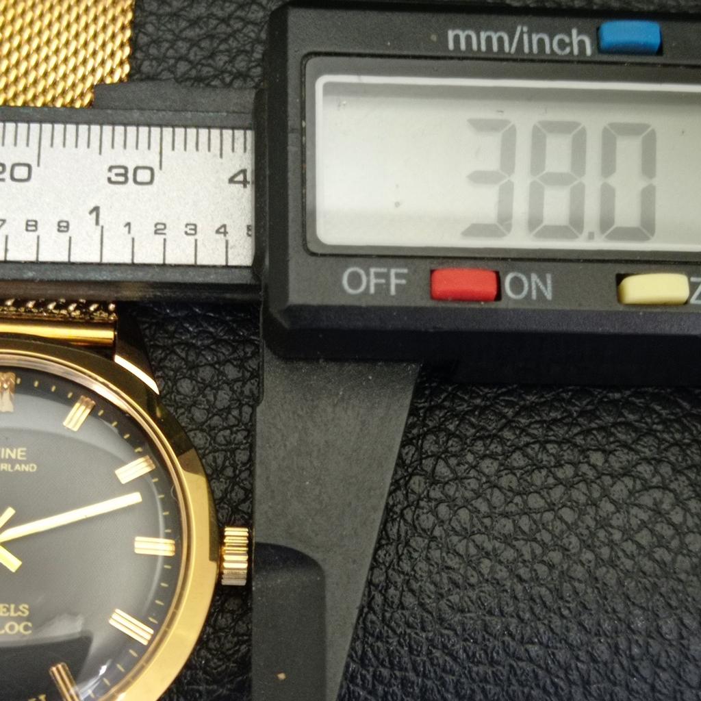 MONTINE DE SUISSE VINTAGE 17J INCABLOC MONTRE HOMME PLAQUÉE OR a285401-11