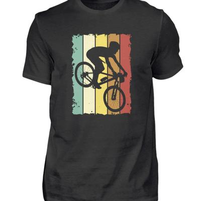 Mountain Bike Idea Retro Biking Unisex T Shirt Vintage Comfortable Unisex Stretched Designer Clothes Casual Fashion Graphic