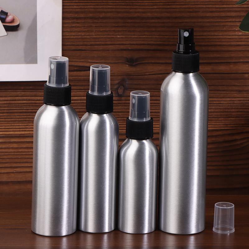30/50/100/120/150/250/500Ml Empty Aluminum Spray Bottle Cosmetic Bottle Mini Metal Atomizer Bottles Travel Size For Cosmetics
