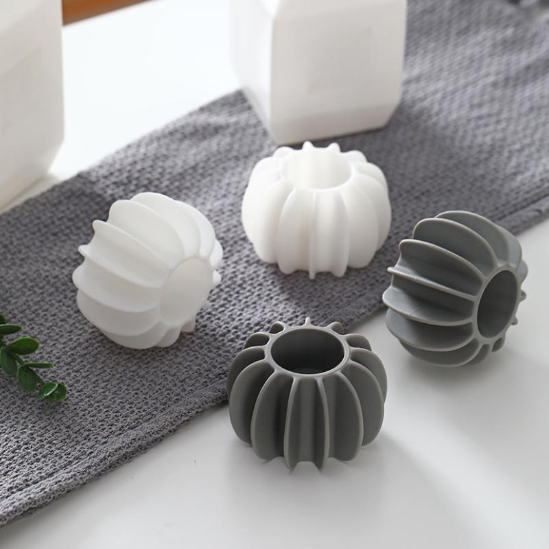 1/2/4/6/8PCS Silicone Magic Laundry Ball Reusable Clothes Hair Cleaning Tool Pet Hair Remover Washing Machine Cat Hair Catcher Laundry Ball