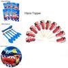 Cars Theme Mcqueen Birthday Party Supplies Decor Kids Baby Shower Banner Plates