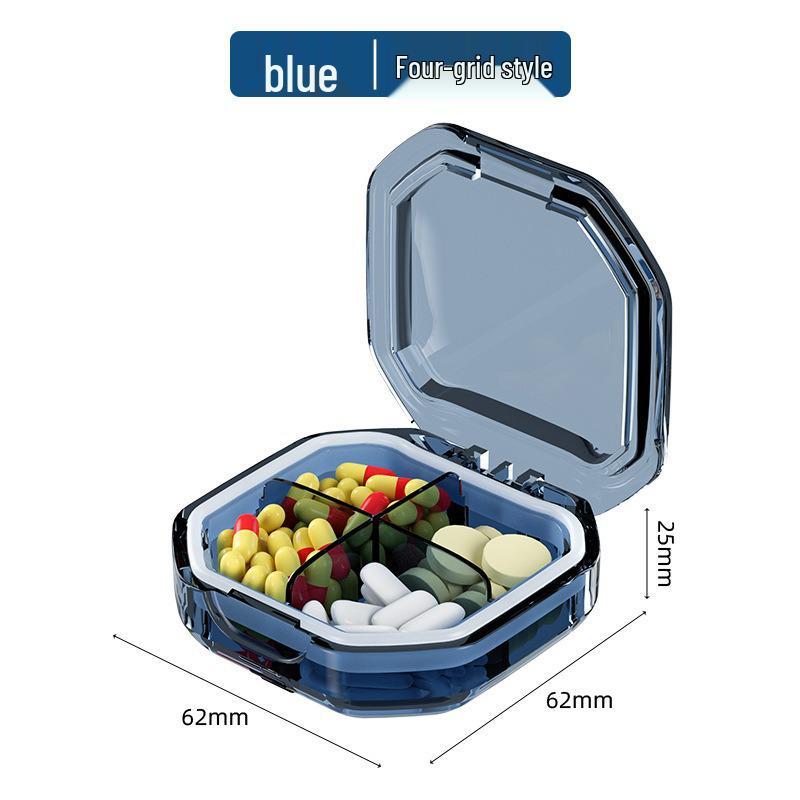 7-Day Large Capacity Flip-Top Pill Dispenser