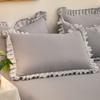 1 Pair Pillow Covers, 48*74cm Household Machine Washable Pillow Covers, Lace Korean Pillow Covers, Without Inserts
