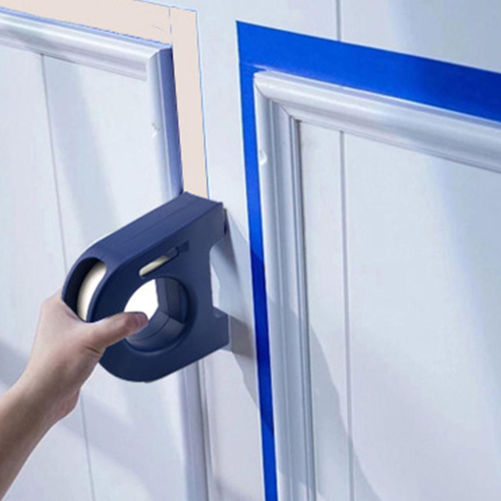 Malerbandapplikator Masking Master Spender Tragbarer Cutter für Boden-Wandmalerei Blau