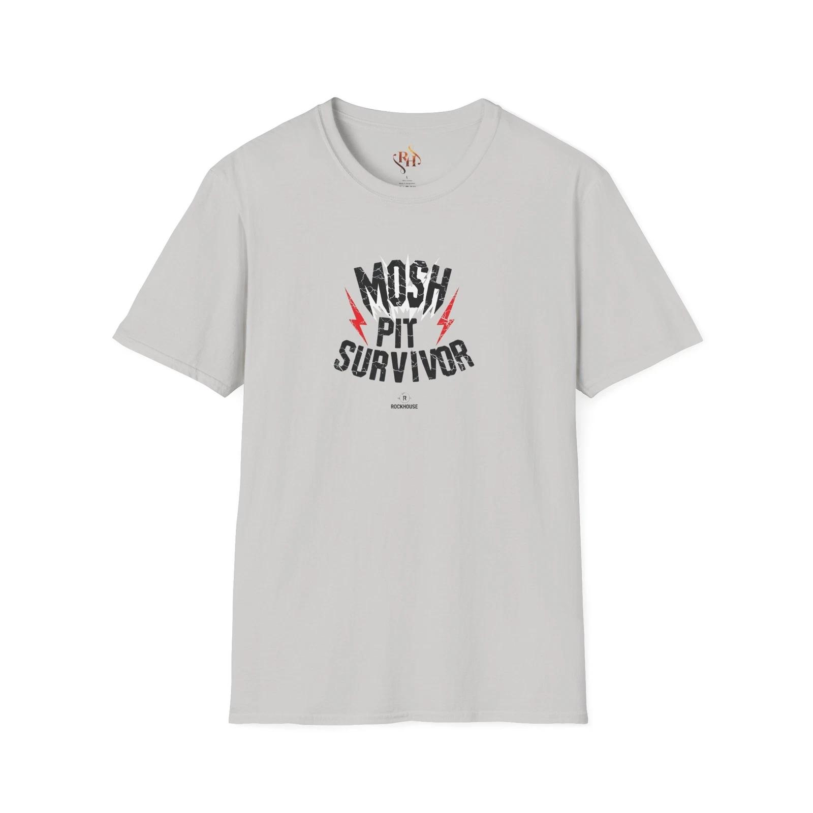 

Mosh Pit Survivor T-Shirt - Concert Tee, Music Fan Gift, Rock Apparel, Festival 2XL