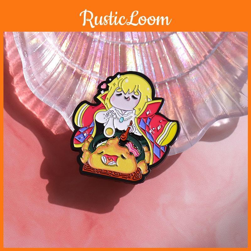 Cartoon Design Creative Brooch Pins With Eyecatching Colors And Unique Styles Ideal For Anime And Fashion Lovers