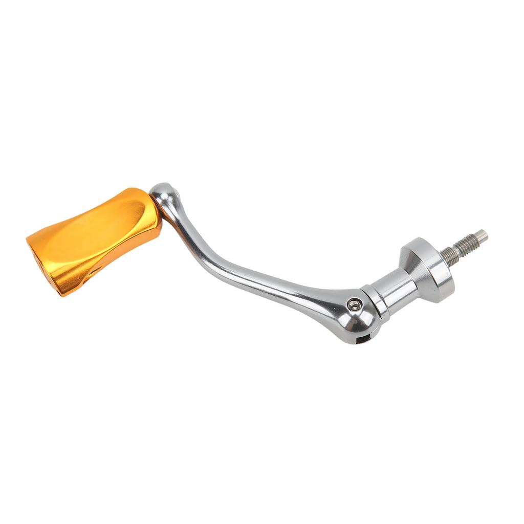 Fishing Handle Conversion Aluminum Alloy Fishing Reel Handle Grip Fishing Accessory for Fishing Enthusiasts Gold