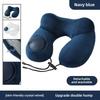 U-shaped Inflatable Travel Pillow Portable Air Pillow Neck Support Pad Comfortable Sleep Pillow Compression Inflatable