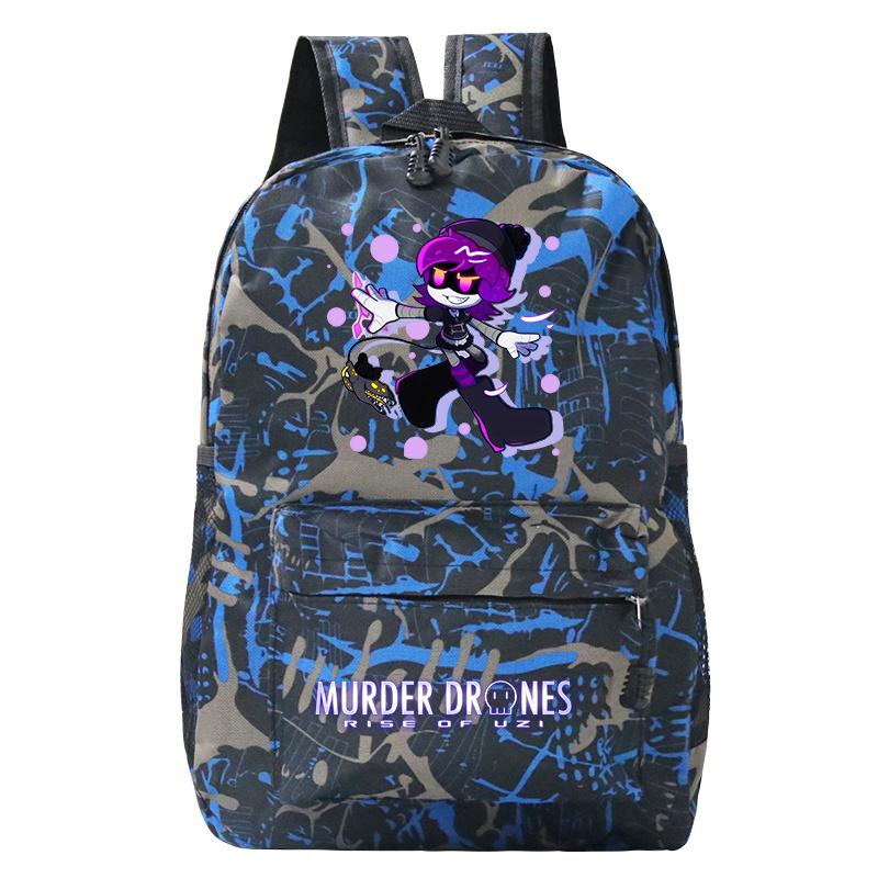 Murder Drones Printed Backpack Lightweight Children Schoolbag Women Travel Backpack for Boys Girls Back To School Bookbag Gift