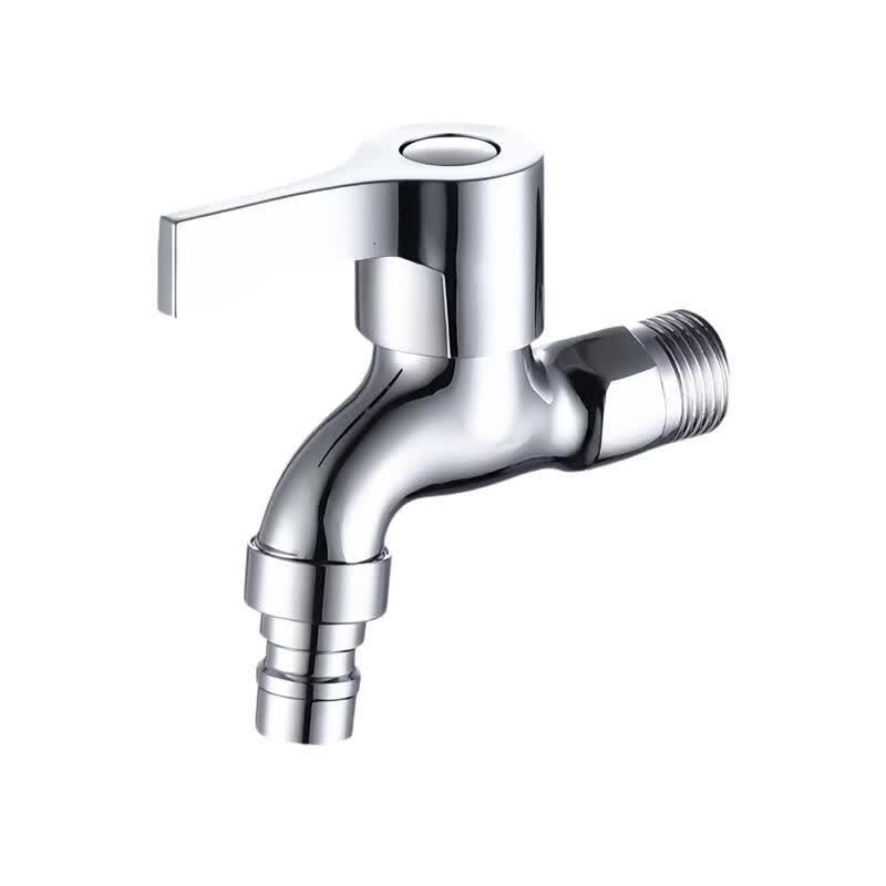 PKSUKB Extra Long Brass Wall-Mounted Washing Machine Faucet