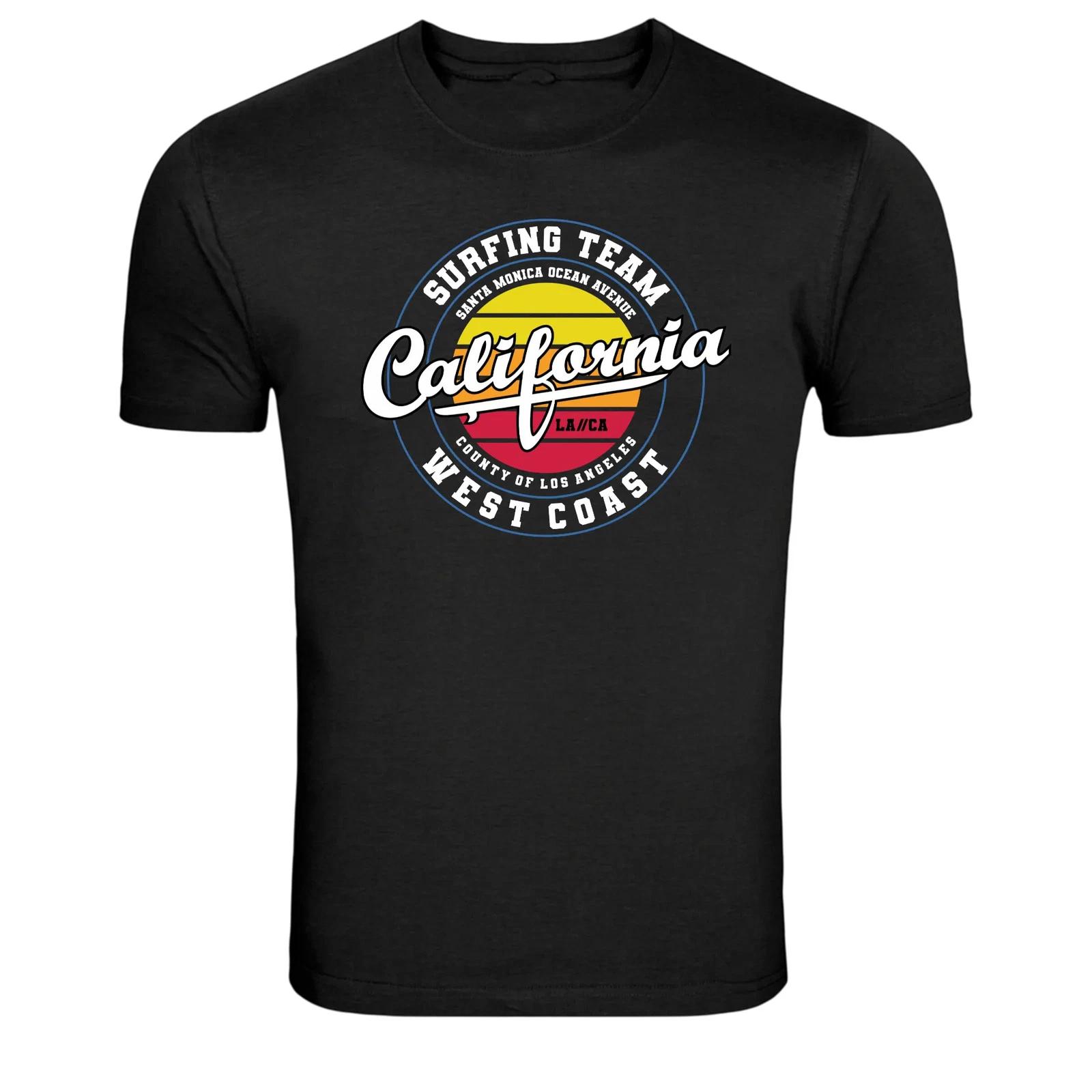 California West Coast Surfing Team Vintage Beach Graphic T-Shirt M