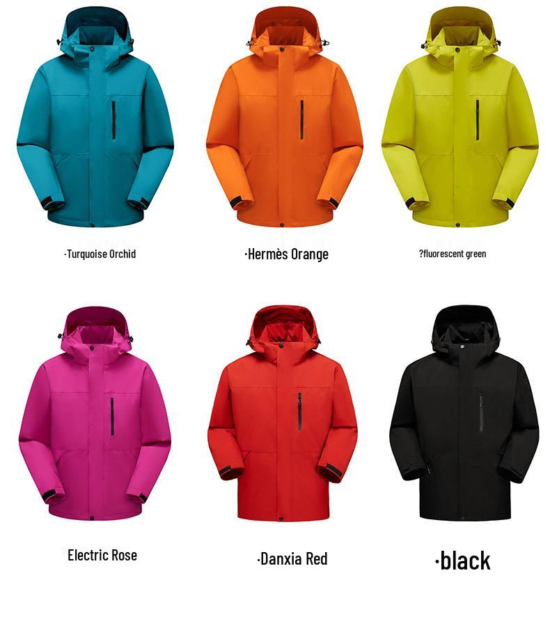 2025 Versatile Windproof Waterproof Hooded Jacket for Outdoor Travel - Unisex