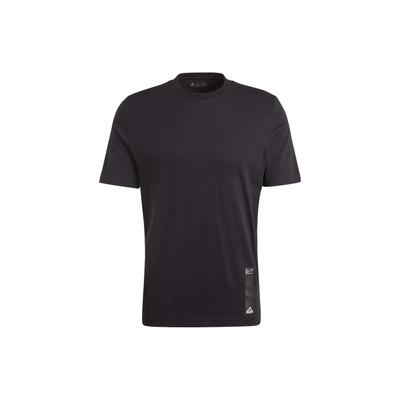 City Escape Split-Hem Floral Print Sports Casual Short-Sleeve T-Shirt Men Tops Black II3479