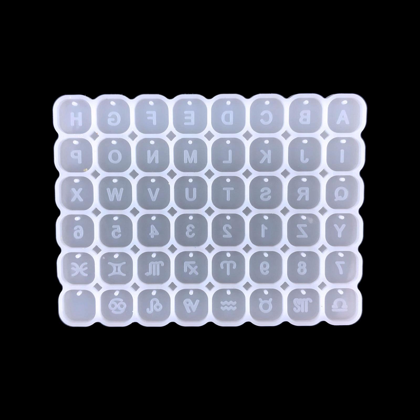 

Серьги в форме буквы в форме сердца, форма из смолы, созвездие, бабочка, число, ювелирные изделия, браслет, ожерелье, кулон, форма из эпоксидной смолы 3