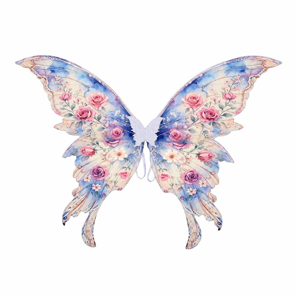 Ailes de Fée Princesse Scintillantes Robe Légère Ailes de Déguisement Cadeaux Aile de Cosplay Elfe Déguisement