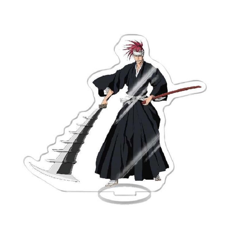 Hot Anime Bleach Figure Kurosaki Ichigo Urahara Kisuke Aizen Sousuke Cosplay Acrylic Stand Model Plate Desk Decor Standing Sign