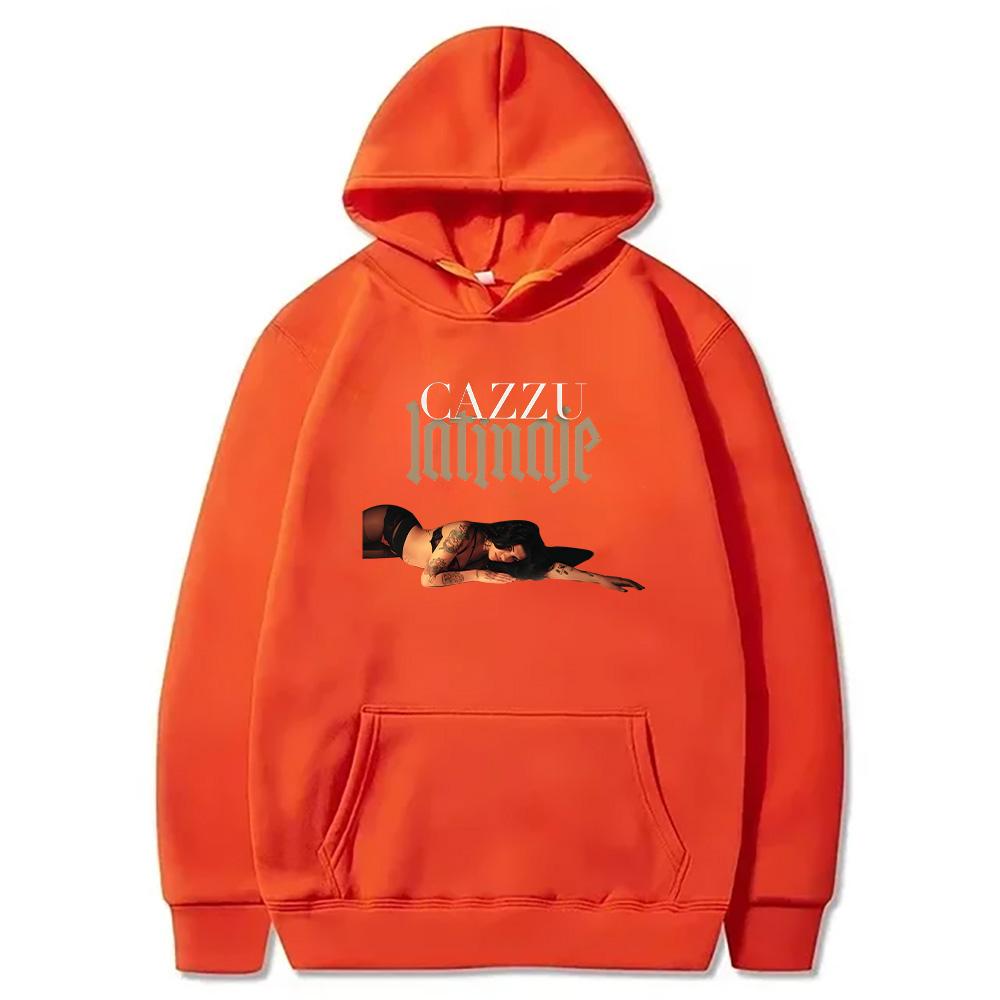 Cazzu Latinaje Tour Hoodies Trendy Men Women Sweatshirts for Autumn Winter Long Sleeve Pullovers Loose Casual Clothing
