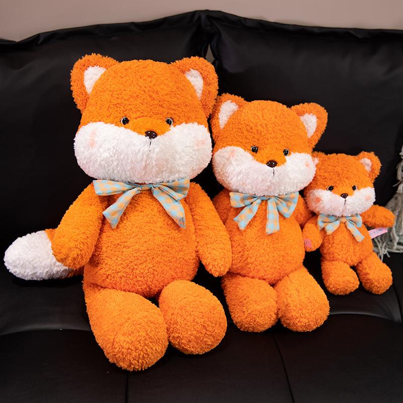 Lindo Conejo Rosa Oso Muñeco Peluche Zorro Cordero Muñeco Muñeca de Trapo Relajante para Niños