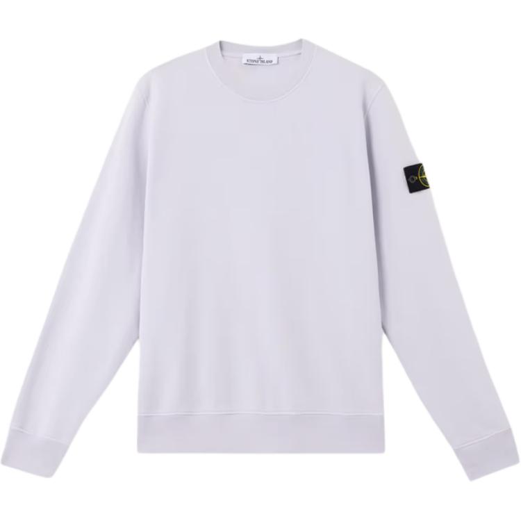 

Stone Island Logo Badge Simple Solid Color Comfortable Crew Neck Long Sleeve Sweatshirt Unisex sweatshirt Lilac K1S156100044S0051-V0088 XL