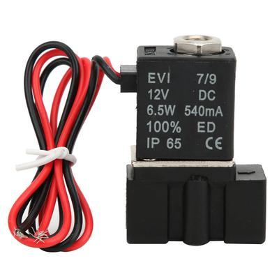 Fast Response Plastic Electric Solenoid Valve 12V DC 2 Position 2 Way Air Water OilG18
