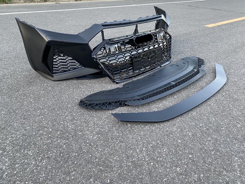 Compatible RS7 Body Kit for A7 A7L: Front/Rear Bumpers, Rear Lip, Tailpipes (Years 19-22)