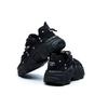 Fila Cat Paw 2.0 Fabric Synthetic Leather Round Toe Lace-Up Low-Top Dad Sneakers Women Sneakers Black F12W124144FBK