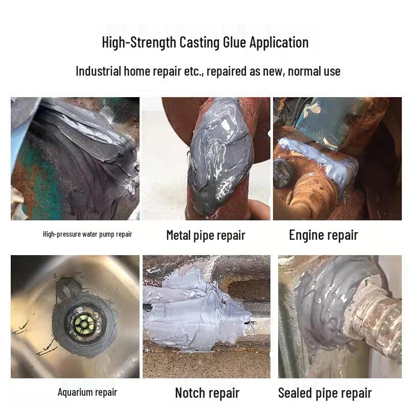 Metal Repair Agent for Fuel Tank Leaks and Radiator Cracks - Casting Glue AB