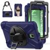 For Samsung Galaxy Tab Active 3 T570/Tab Active5 X306B Case PC+Silicone Protective Cover with Shoulder Strap