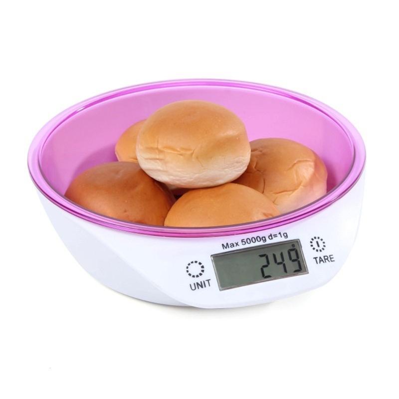 High Precisions Kitchen Baking Scale With Removable Bowl Portable Digital Scale Accurate Weight Measurement Tool