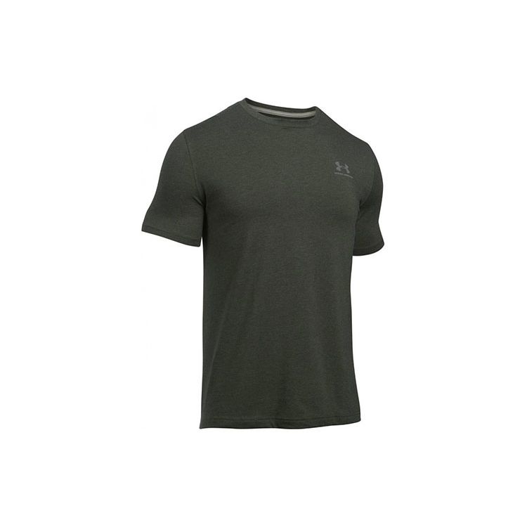 Under Armour Training Breathable Quick-Dry Straight-Cut T-Shirt Men Tops Gray-Green 1257616-358