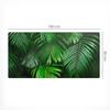 Protective Mat for Countertop for Company Office Palm Leaves Background 100X50 Cm