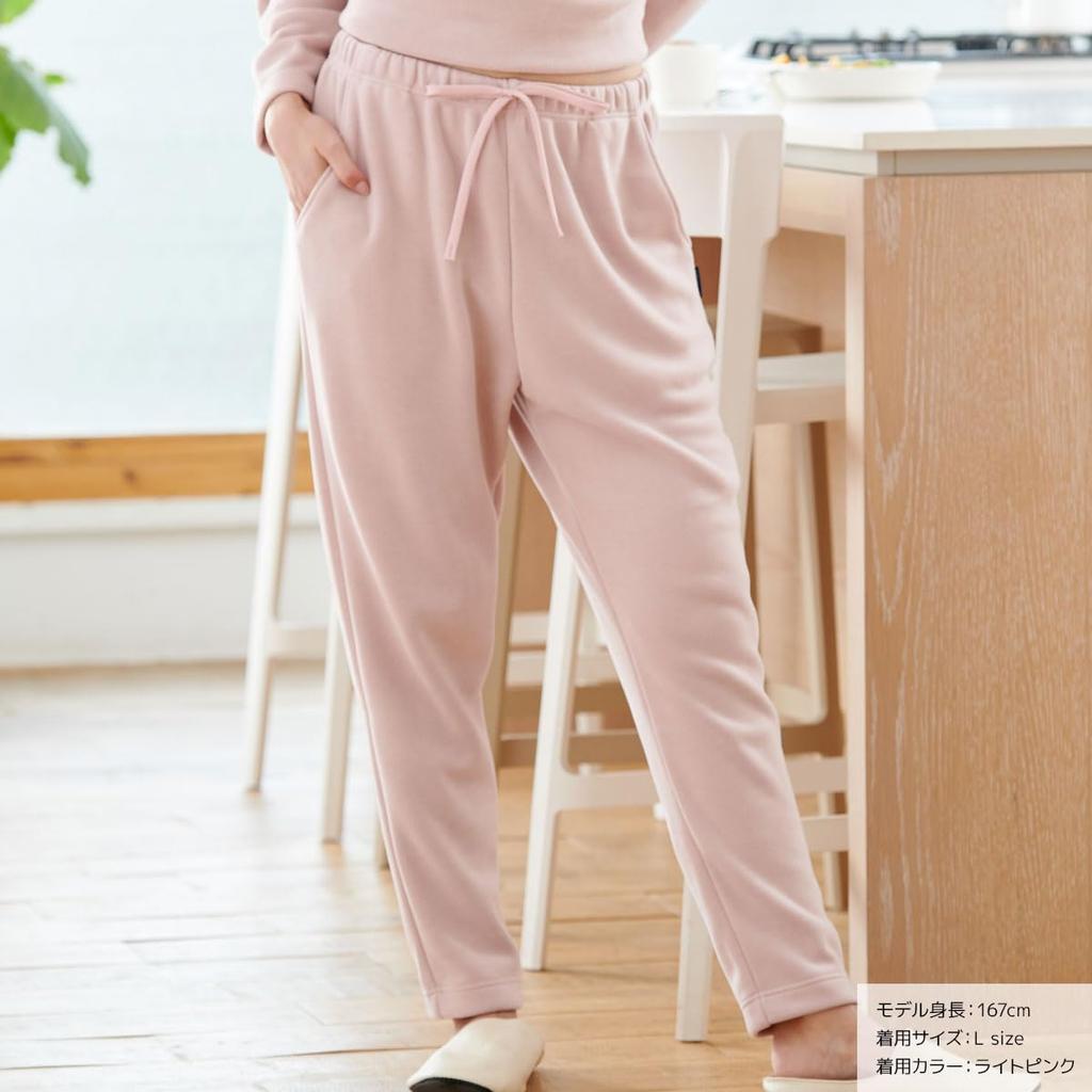 VENEX Comfort Heat Recovery Wear Long Tapered Size Pants, Women's, Pink, L, 8455-4205