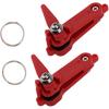 Heavy Tension Planer Board Trolling Fishing Release Clip Lock Line Quick Release Clips with O-Rings - 2pcs