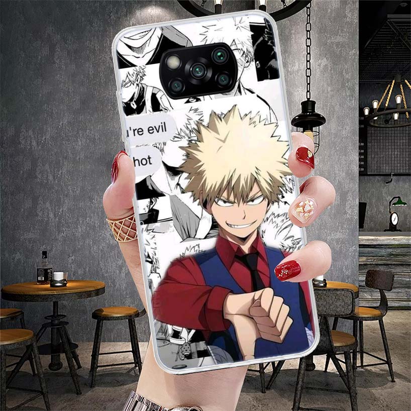 My Hero MHA Deku Phone Case For Xiaomi Redmi 15C 15 13C 13 Poco X5 X6 X7 F7 Ultra M7 12C 12 10 10C 9C 9A 9T 9 Fundas Poco X3 X4