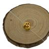 50 Pieces Yoga OM Spacer Beads Jewelry Making Findings DIY Decorative Gold Earrings Lightweight