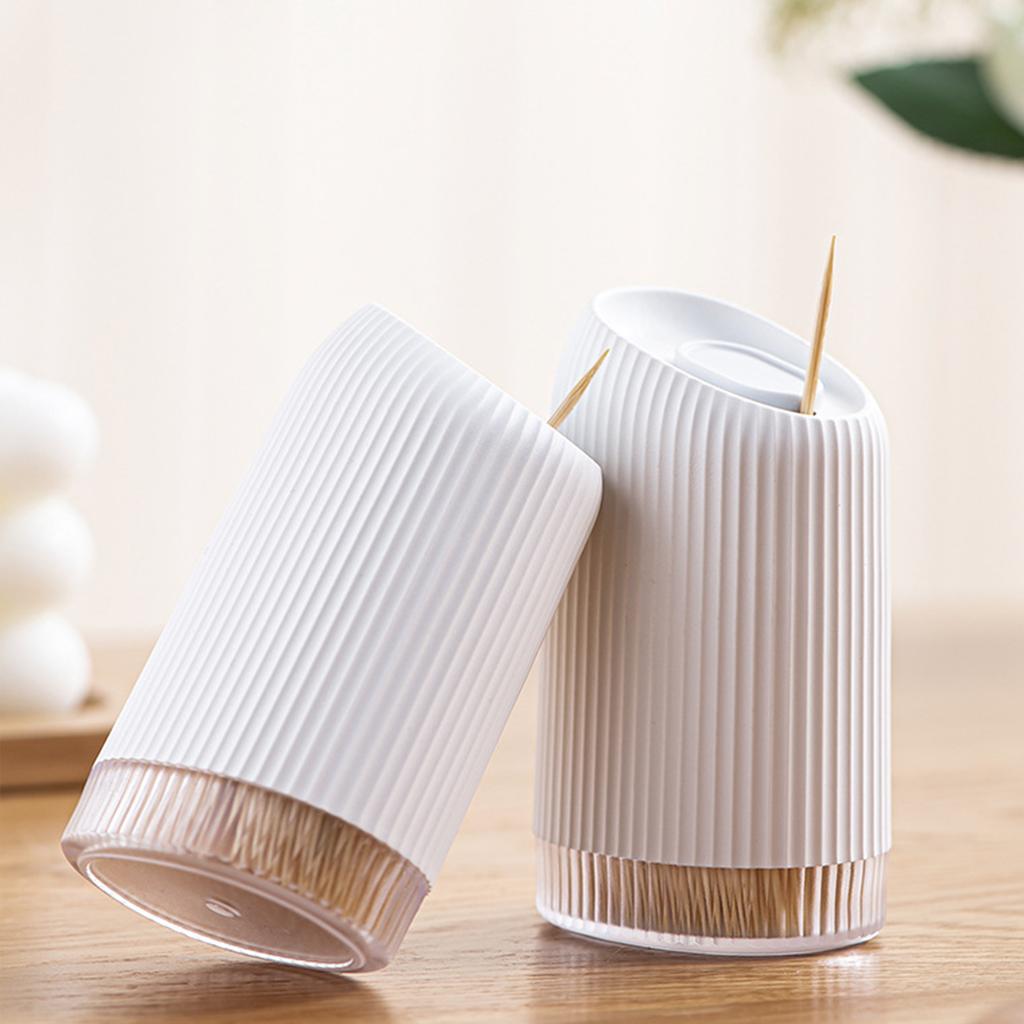 Elegant Toothpick Case Waterproof Toothpick Dispenser Dustproof Toothpick Box Plastic Material Toothpick Container