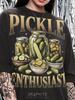 Pickle Enthusiast Pickles Jar Cucumber Lover Comfort Colors® Tshirt, Foodie Humor Vintage Retro Graphic Tees,