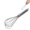 Stainless Steel Whisk Manual 6‑Wire Home Baking for Cooking Mixing Whisking