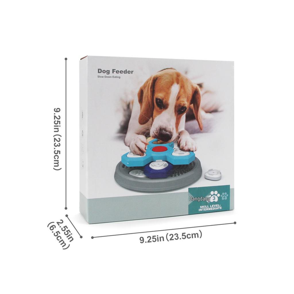 Cross-Border Three-Layer Slow Feeder Rotating Puzzle Bowl for Cats and Dogs